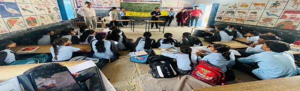 खानपुर गांव व विद्यालय में ‘हरित ग्राम कार्यक्रम’ का आयोजन कर पर्यावरण चेतना जागृत की