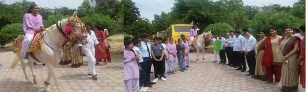 जैन विश्वभारती संस्थान (मान्य विश्वविद्यालय) के आचार्य कालू कन्या महाविद्यालय में घुड़सवारी गतिविधि की शुरूआत