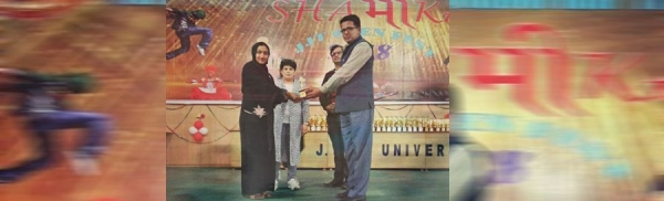आचार्य कालू कन्या महाविद्यालय की छात्रा मेहनाज बानो ने जीते तीन राज्य स्तरीय पुरस्कार