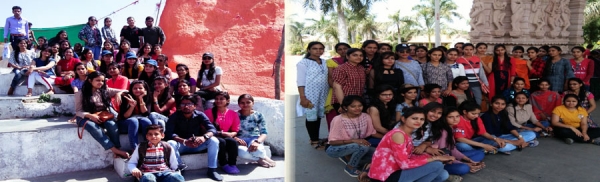 शैक्षणिक भ्रमण दल ने माउंट आबू व सिरोही में देखे विभिन्न मंदिर व दर्शनीय स्थल