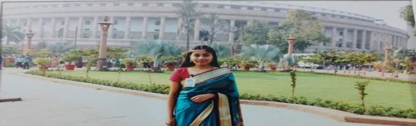 लाडनूँ की छात्रा स्मृति कुमारी ने संसद में किया राजस्थान का प्रतिनिधित्व