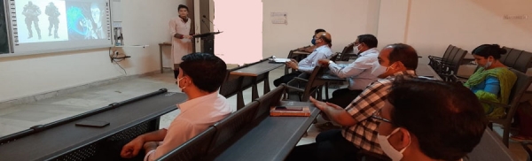 जैन विश्वभारती संस्थान (मान्य विश्वविद्यालय) के शिक्षा विभाग में “संकाय संवर्धन कार्यक्रम” के अंतर्गत कृत्रिम बुद्धि की उपयोगिता पर व्याख्यान
